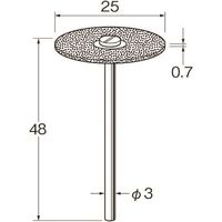 日本精密機械工作 リューター 電着ダイヤモンドディスクD9620 D9620 1袋(1本) 128-2973（直送品）