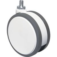 東海キャスター 東海 デザインキャスター ホワイト100径 FW100N12P1.25L-14 1個 119-3920（直送品）