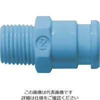 日東工器 日東 キューブカプラ相手側取付サイズRc1/8(65202) SPC-10PM-BLU POM NBR 1個 129-2316（直送品）