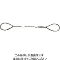 日興製綱 ニッコウ Wスリング（裸） 全長3.0m スリング径22mm W22-3H 1セット（2本） 815-7451（直送品）