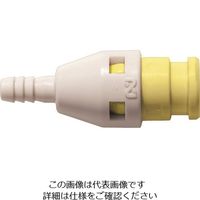 日東工器 日東 キューブカプラ相手側取付サイズ内径φ4チューブ SPC-04PH-YEL POM NBR 1個 129-2282（直送品）
