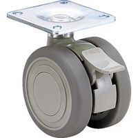 東海キャスター 東海 エラストマー車輪 75径 TEA75WS 1個 133-1416（直送品）