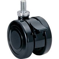 東海キャスター 東海 ナイロン車輪 75径 許容荷重170kgf 黒 TY75N16WSL-25 1個 132-9805（直送品）