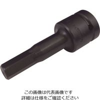 近江精機 近江 差込四角12.7 ヘキサゴンソケット H10 全長75 OS4X-H10-75 1本 129-5248（直送品）