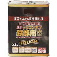 ニッペホームプロダクツ ニッぺ 油性シリコンタフ 3.2L チョコレート HYS106ー3.2 4976124218446 1缶（直送品）