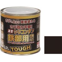 ニッペホームプロダクツ ニッぺ 油性シリコンタフ 0.2L ブラックチョコレート HYS107ー0.2 4976124218514 1缶（直送品）
