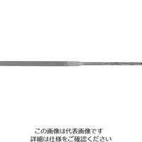 ツボサン バローベ ニードルヤスリ 平コバ丸 160mm #2 LA2416-160-2 1本 852-8377（直送品）