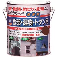 ニッペホームプロダクツ ニッぺ 油性鉄部・建物・トタン用 1.6L チョコレート HUB114ー1.6 4976124216435 1缶（直送品）
