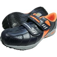 日進ゴム 日進 マジックタイプ樹脂先芯入りスニーカー ネイビー 28.0cm V228NV-28.0 1足 134-1650（直送品）