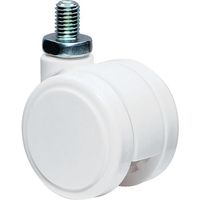 東海キャスター 東海 デザインキャスター ホワイト50径 許容荷重60kgf TFW50N12L-22 1個 133-1390（直送品）