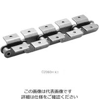 片山チエン カタヤマ 資材 アタッチ付チェン3M（2 404LK-1T 1個 123-3845（直送品）
