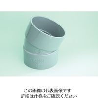 東栄管機 トーエー VU継手 22°1/2エルボ 75 VU22.5L75 1個 857-9141（直送品）