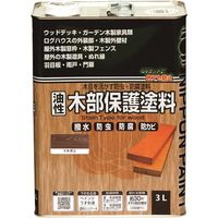 ニッペホームプロダクツ ニッぺ 油性木部保護塗料 3L マホガニ HY005-3 1缶 158-4911（直送品）