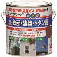 ニッぺ 油性鉄部・建物・トタン用 0.7L ツヤナシチョコレート HUB118ー0.7 4976124216824 1缶（直送品）