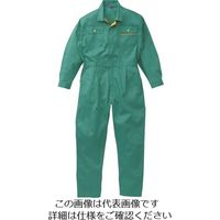 山田辰 AUTOーBI つなぎ服 4Lサイズ エメラルドグリン 10000-EM-4L 1着 137-0290（直送品）