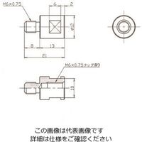 日本精密機械工作 リューター LSー45用 延長アダプターM6 Q8821 1個 128-2019（直送品）