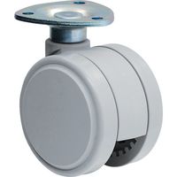 東海キャスター 東海 デザインキャスター ライトグレー60径 許容荷重80kgf TF60 1個 132-8238（直送品）
