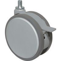 東海キャスター 東海 デザインキャスター ライトグレー100径 F100N8WSL-14 1個 176-6350（直送品）