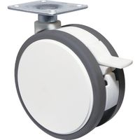 東海キャスター 東海 デザインキャスター ホワイト100径 許容荷重80kgf FW100WS 1個 132-9849（直送品）