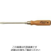 ボンダス・ジャパン ボンダス 木柄貫通マイナス・ドライバー(六角ボルスター付) 7.0×125 17304W 1本 153-0246（直送品）