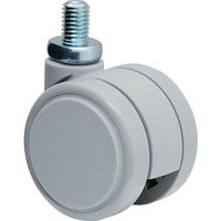 東海キャスター 東海 デザインキャスター ライトグレー50径 許容荷重60kgf TF50N10L-14 1個 133-1408（直送品）