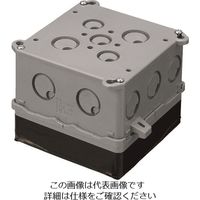 未来工業 未来 大形四角コンクリートボックス(鉄塗代カバー付) 4CBL-89NT11 1セット(20個) 198-5890（直送品）