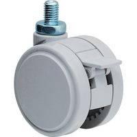 東海キャスター 東海 デザインキャスター ライトグレー60径 許容荷重80kgf TF60N12SL-22 1個 132-9829（直送品）