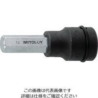 水戸工機 ミトロイ 1/2 ヘックスソケット パワータイプ 12mm P412HT 1個 817-4140（直送品）