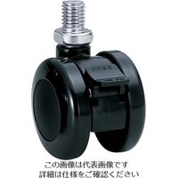 東海キャスター 東海 ナイロン車輪 50径 許容荷重60kgf 黒 TY50N8SBL-14 1個 132-9839（直送品）