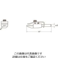 日本精密機械工作 リューター レシプロ用・ファイルユニット用アジャストホルダー P7003 1袋(1本) 126-7482（直送品）