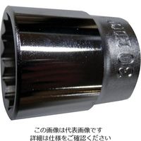 東邦工機 HIT 1/2インチ角 ソケット(12角) 27mm 427 1個 814-5522（直送品）