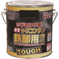 ニッペホームプロダクツ ニッぺ 油性シリコンタフ 0.7L つやなしブラック HYS114ー0.7 4976124219221 1缶（直送品）
