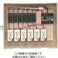 未来工業 未来 屋外電力用仮設ボックス C14-6C 1個 204-9303（直送品）