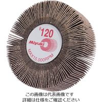 ミユキ産業 ミユキ ミニホイール J870K 80X25X6 120# MM8025-120 1セット(5個) 828-4755（直送品）