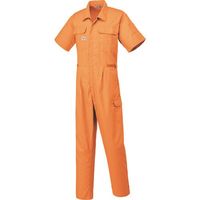 山田辰 AUTOーBI 半袖つなぎ服2301ー003オレンジーL 2301-003-L 1着 136-8050（直送品）