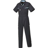 山田辰 AUTOーBI 半袖つなぎ服8901ー001ネイビーブルーー5L 8901-001-5L 1着 137-0841（直送品）