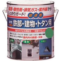 ニッぺ 油性鉄部・建物・トタン用 1.6L カントリーグリーン HUB124ー1.6 4976124217432 1缶（直送品）