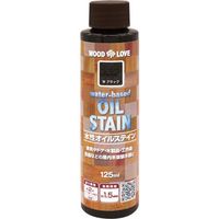 ニッペホームプロダクツ ニッぺ 水性オイルステイン 125ML ブラック 300N056 4976124517358 1個 123-3349（直送品）