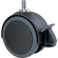 東海キャスター 東海 ベアリング入り エラストマー車輪 100径 N100KN12SL-22 1個 119-3345（直送品）