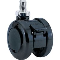 東海キャスター 東海 分解リサイクル ナイロン車輪 50径 許容荷重60kgf 黒 E50N12SP1.25L-14 1個 132-9785（直送品）