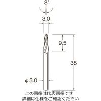 日本精密機械工作 リューター 軽合金用超硬カッター K7223 1袋 168-4430（直送品）