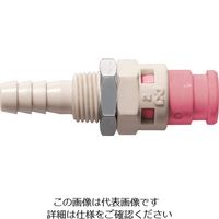 日東工器 日東 キューブカプラ相手側取付サイズ内径φ4チューブ SPC-04PHB-VL-PNK POM 1個 128-9154（直送品）