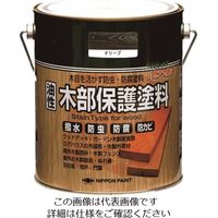 ニッペホームプロダクツ ニッぺ 油性木部保護塗料 1.6L オリーブ HY004ー1.6 HY004-1.6 1缶 158-4865（直送品）