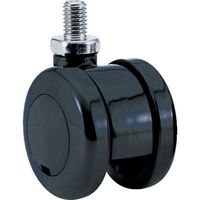 東海キャスター 東海 分解リサイクル ナイロン車輪 50径 許容荷重60kgf 黒 E50N10L-14 1個 132-8292（直送品）