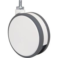 東海キャスター 東海 デザインキャスター ホワイト130径 FW130N16L-25 1個 119-3321（直送品）