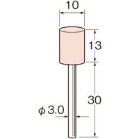 日本精密機械工作 リューター 軸付砥石 G3533 1袋(5本) 128-4104（直送品）