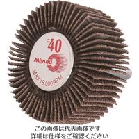 ミユキ産業 ミユキ ミニホイール X830W 50X25X6 40# MM5025-40 1セット(5個) 828-4700（直送品）