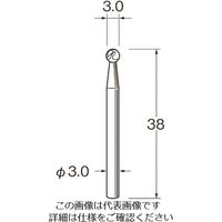 日本精密機械工作 リューター 軽合金用超硬カッター K7216 1袋 168-4424（直送品）