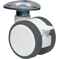 東海キャスター 東海 デザインキャスター ホワイト50径 許容荷重60kgf TFW50S 1個 133-1401（直送品）