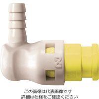 日東工器 日東 キューブカプラ相手側取付サイズ内径φ6チューブ SPC-06PHL-YEL POM 1個 129-0719（直送品）